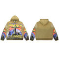 Vale Forever Yellow Racing Dreams Hoodie – Retro Graphic Style