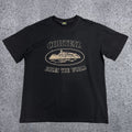 Corteiz "Rules The World" Alcatraz Graphic Tee (Black & Beige Edition)
