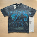 Vale Dreams Blue Graphic T-Shirt Washed Black