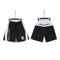 Hellstar Black White Color Block Streetwear Loose Shorts