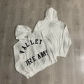 Vale Forever "Valley Dreams" Vintage Zip-Up Hoodie (White)
