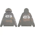 Hellstar Studios Gray Cloud Wash Double Portrait Logo Unisex Hoodie Sweatshirt