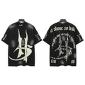 Hellstar Studios Gothic HS Logo Vintage Washed Oversized T-Shirt Unisex Black Short Sleeve Tee