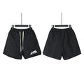 Hellstar Black Small Logo Print Streetwear Loose Shorts