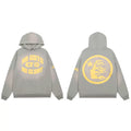 Hellstar Studios Gray No Guts No Glory Graphic Hoodie Unisex Sweatshirt