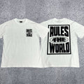 Corteiz RTW Box Logo T-Shirt – White/Black