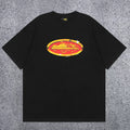 Corteiz Chest Logo Print Tee - Black/Yellow