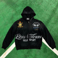 Vale Forever "Lives & Forever" Vintage Sport Full-Zip Hoodie