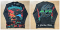 Godspeed "E Pluribus Unum" Poker Skull Vintage-Wash Long Sleeve Tee