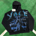 Vale Forever Graphic Pullover Hoodie (Black / Statue of Liberty & Return of Vale)