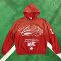 Vale Forever Contrast Stitch Full-Zip Hoodie (Black / Property of Vale Forever)