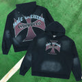 Vale Forever Choppers Graphic Pullover Hoodie (Black / Iron Cross)