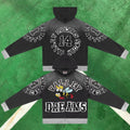 Vale Forever Graphic Full-Zip Hoodie (Washed Black / Bee Motif & Number 14)