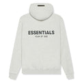Fear Of God Essentials Reverse Logo Light Heather Oatmeal Hoodie (SS21)